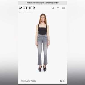 Used MOTHER The Hustler Ankle jeans